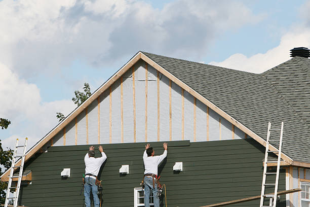 Professional Siding Repair technician working in Hudgins, VA